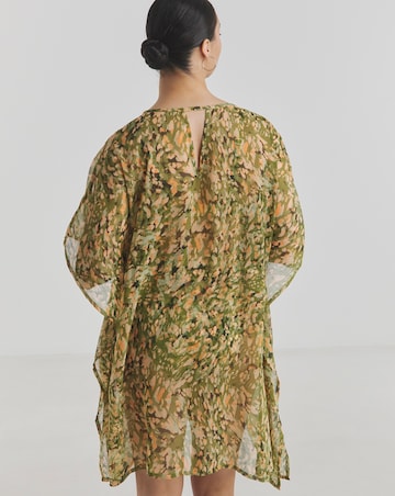 MAGISCULPT Embellished Print Kaftan
