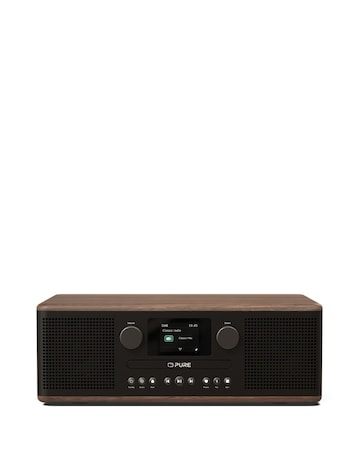 Pure Classic C D6 CD Player & Digital Radio Black/Walnut