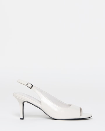 Bex Peep Toe Heel Sandals - Wide Fit (E)