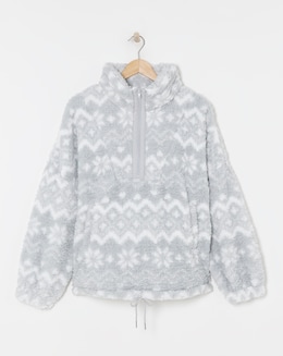 Pretty Secrets Fair Isle Snuggle Top