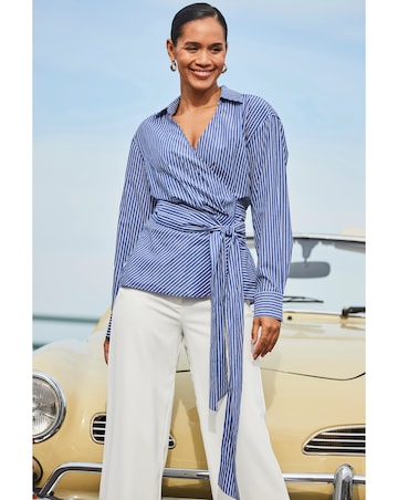 Sosandar Wrap Detail Shirt