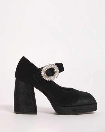 Dinah Mary Jane Platform Heeled Shoes - Extra Wide Fit (EEE)