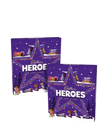 Cadbury Heroes Advent Calendar Twin Pack