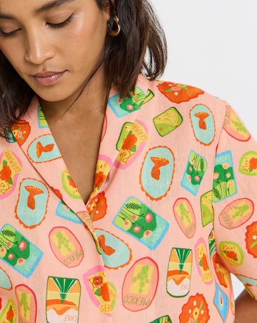Twisted Wunder Linen Postcard Shirt