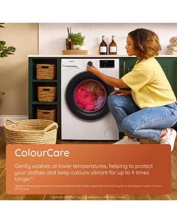 Hotpoint HP 124A CARE UK Fabric Care Washing Machine - White