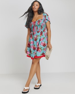 Joe Browns Flower Girl Short Sleeve Beach Dress