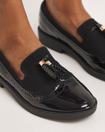 Amy Tassle Trim Loafers - Extra Wide Fit (EEE)