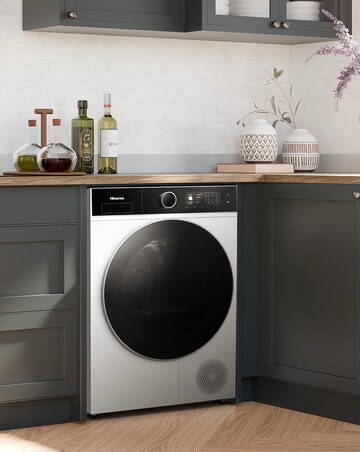 Hisense Power Steam 5i Series DH5I104BWAB WiFi-enabled 10kg Tumble Dryer - White
