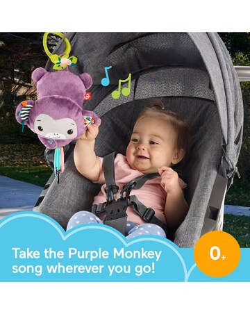 Fisher-Price Sing & Go Purple Monkey
