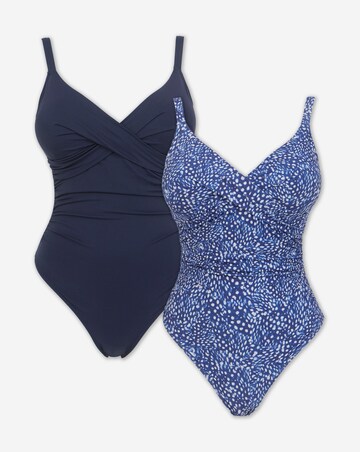 MAGISCULPT Medium Control 2 Pack Plunge Swimsuits