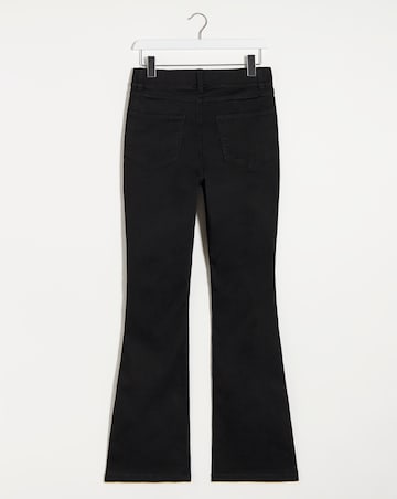 Erin Black Pull On Bootcut Jeggings