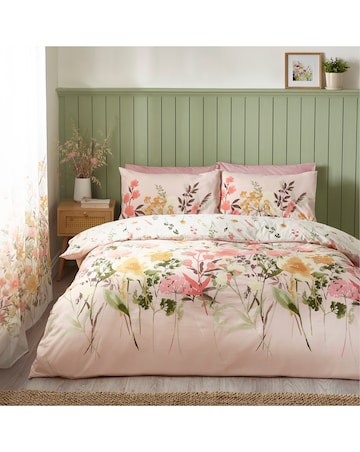 Catherine Lansfield Countryside Floral Duvet Cover Set