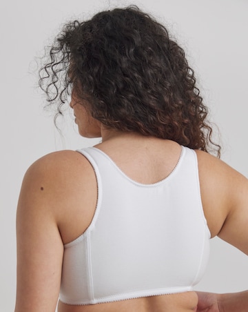Pretty Secrets (2 Pack) Front Fastening Bras (B-DD) White/Black