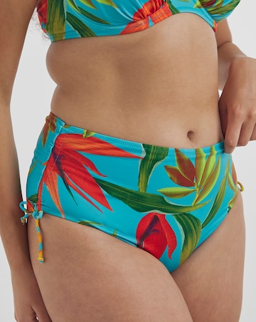 Fantasie Pichola High Waist Bikini Brief Aqua
