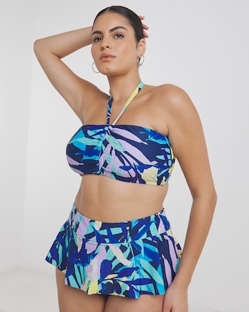 Leaf Mix And Match Non Wired Bandeau Bikini Top