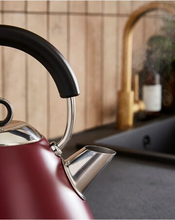 Morphy Richards Accents Pyramid Kettle & Toaster Rhubarb