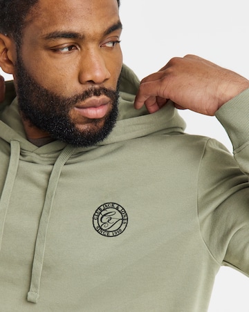 Jack & Jones Alliance Logo Hoodie - Green