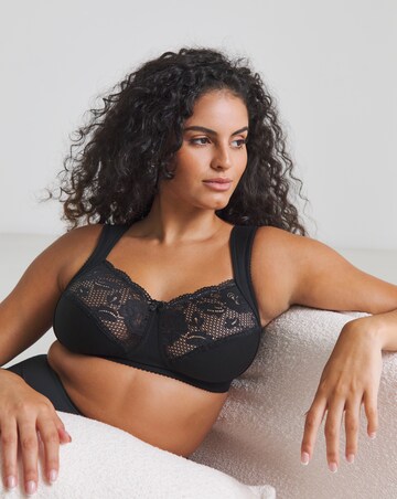 Miss Mary of Sweden Lovely Lace Non Wired Bra Black