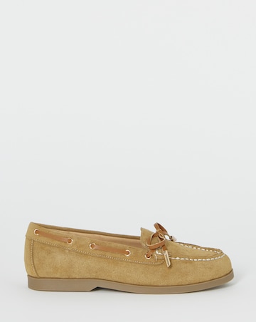 Lara Suede Boat Shoes - Extra Wide Fit (EEE)
