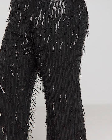 Joanna Hope Sequin Tassle Trousers