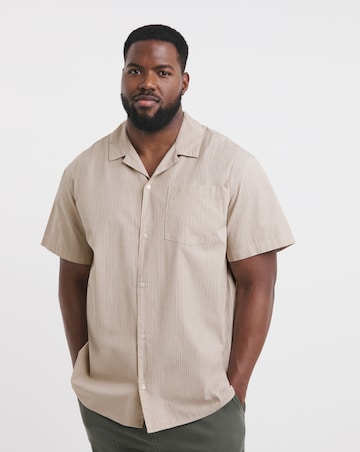 Jack & Jones Cody Poplin Resort Shirt - Natural