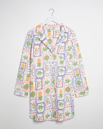 Cotton Button Through Nightshirt