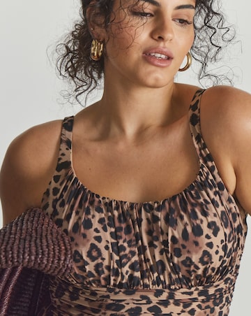 MAGISCULPT Full Contour Shaping Leopard Print Swimsuit