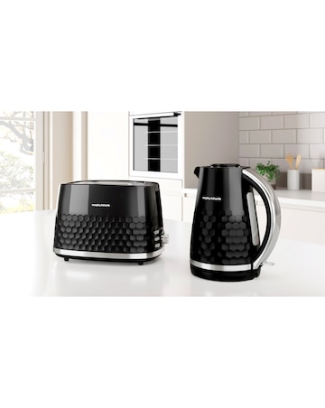 Morphy Richards 220031 Hive 2 Slice Black Toaster