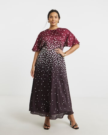 Joanna Hope Split Sleeve Maxi Dress