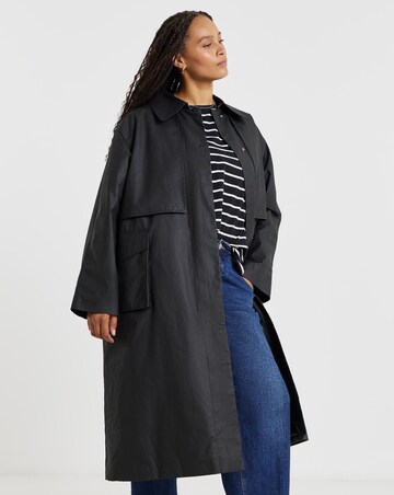 Black Premium Rubberised Rain Coat