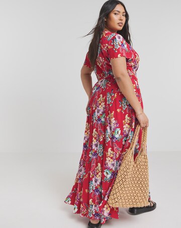 Joe Browns Joyful Floral Wrap Maxi Dress