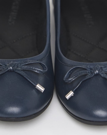 Pine Classic Leather Ballerinas - Extra Wide Fit (EEE)