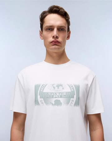 Napapijri Vanni White Graphic T-Shirt