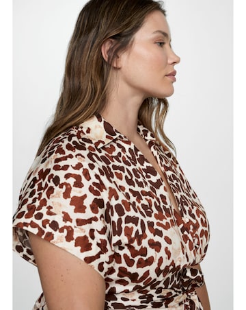 Mango Animal Print Dress