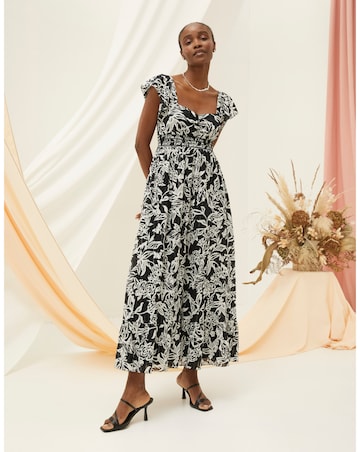 FatFace Dahlia Botanical Midi Dress