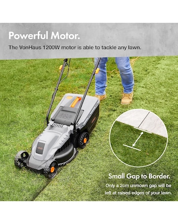 VonHaus - 1200W Corded Lawn Mower