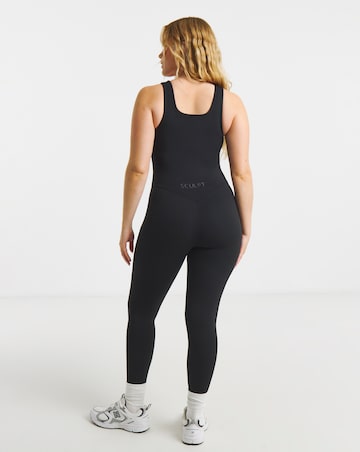 Sculpt Activewear Square Neck Jumpsuit- Regular