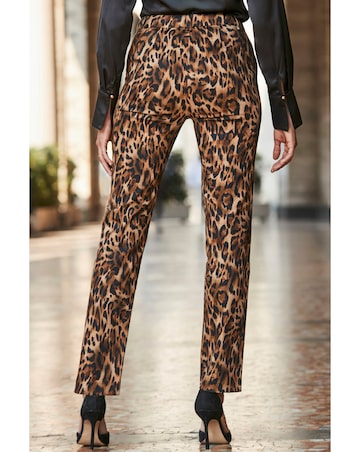 Sosandar Leopard Print Trousers