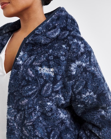 Joe Browns Oversized Snuggle Hoodie Blue Mix