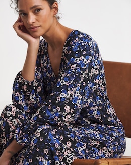 Soft Touch V Neck Tea Dress