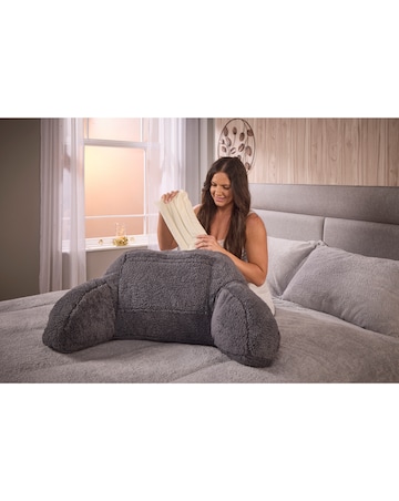 Heated Teddy Fleece Cuddle Cushion