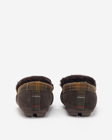 Barbour Monty Moccasin Slipper - Brown