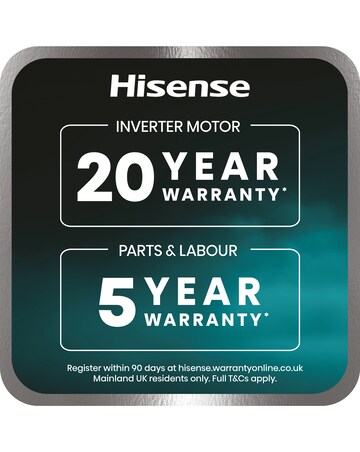 Hisense KitchenFit 5i Series WF5I1245BWR 12kg Washing Machine - White