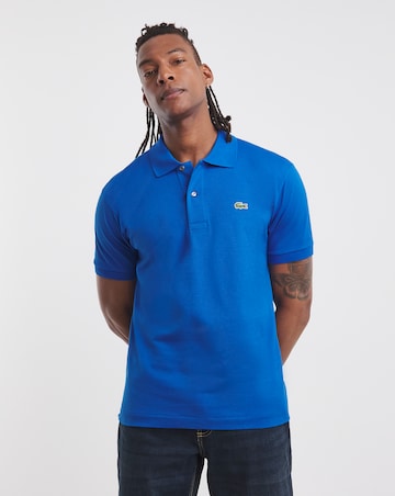Lacoste Classic Short Sleeve Pique Polo - Bright Blue