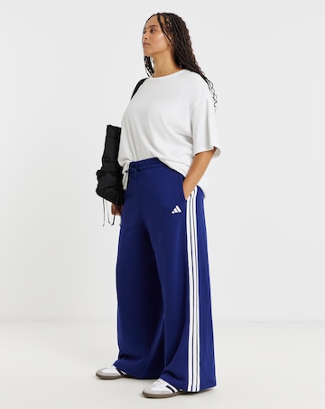 adidas 3 Stripe Wide Leg Joggers