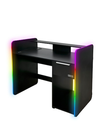 X Rocker Electra LED & Wireless Charging Desk