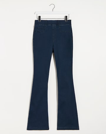 Erin Dark Indigo Pull On Bootcut Jeggings