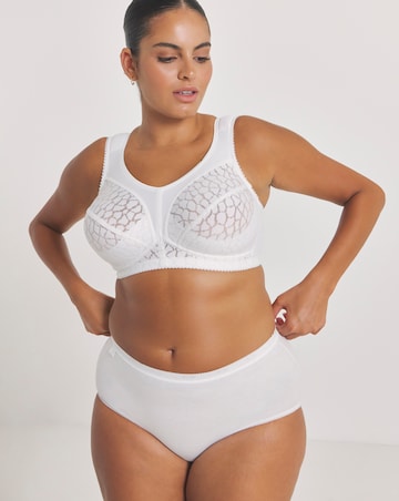 Miss Mary of Sweden Jacquard Non Wired Bra White