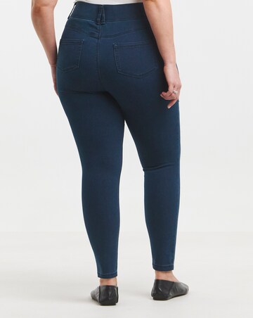 Dark Blue Skinny Pull On Jegging