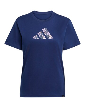 adidas Floral Print Crew T-Shirt